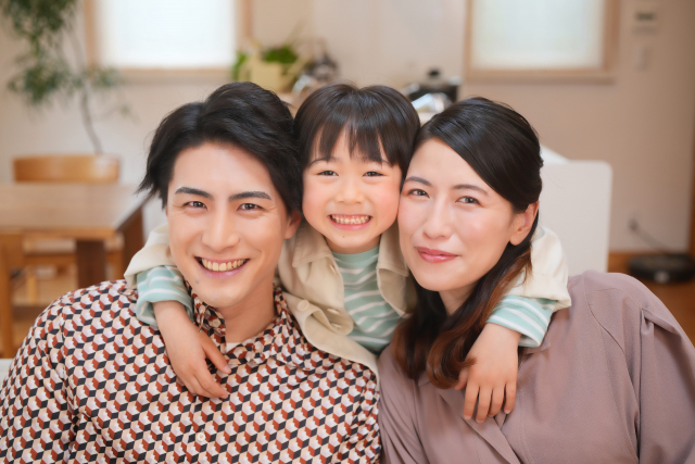 楽しそうな家族